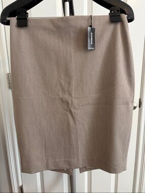 Express Taupe Pencil Skirt